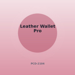 Portefeuille en cuir Pro